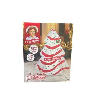 Little Debbie Viral Inflatable Lighted 4.5 Ft Christmas Tree In White Vanilla